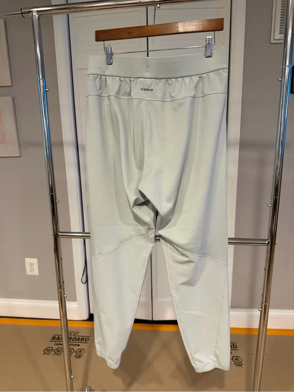 adidas Light Gray Athletic Joggers